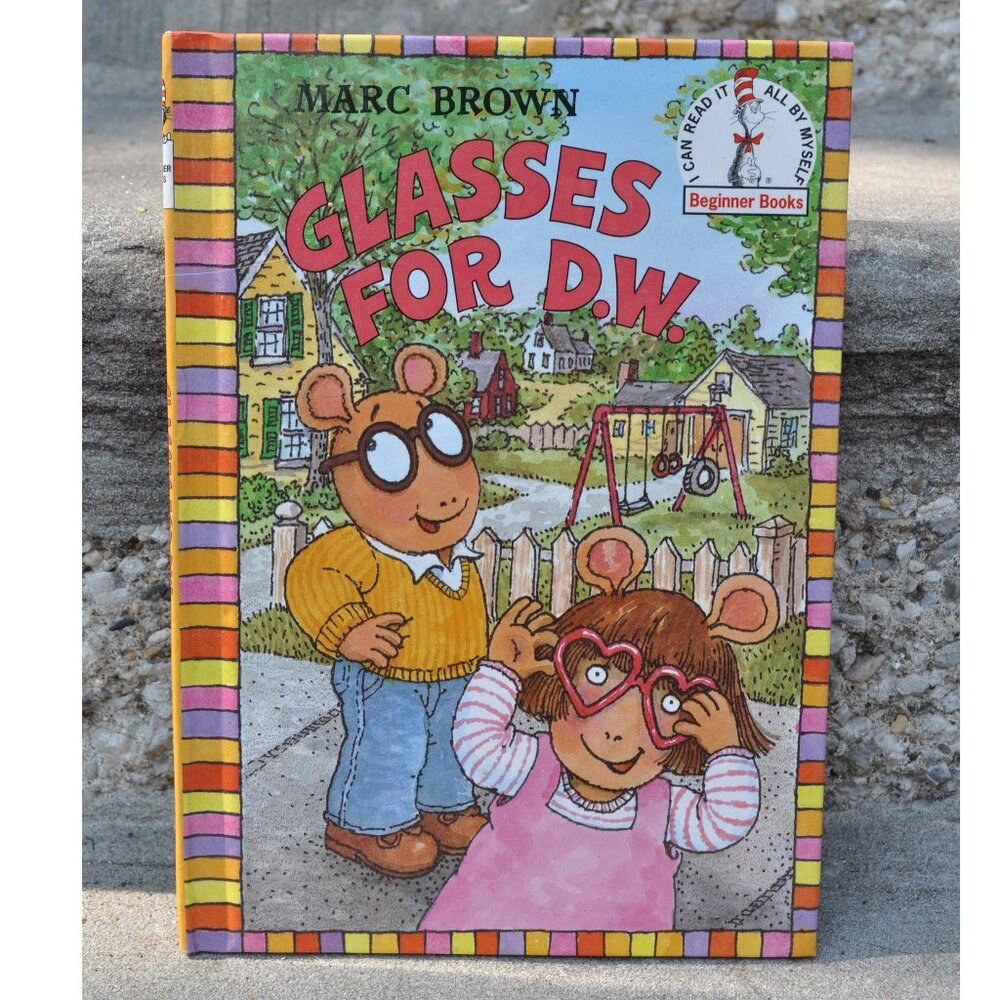 3 for $24 - Glasses for D.W. Marc Brown hard cover book 1996 (15)